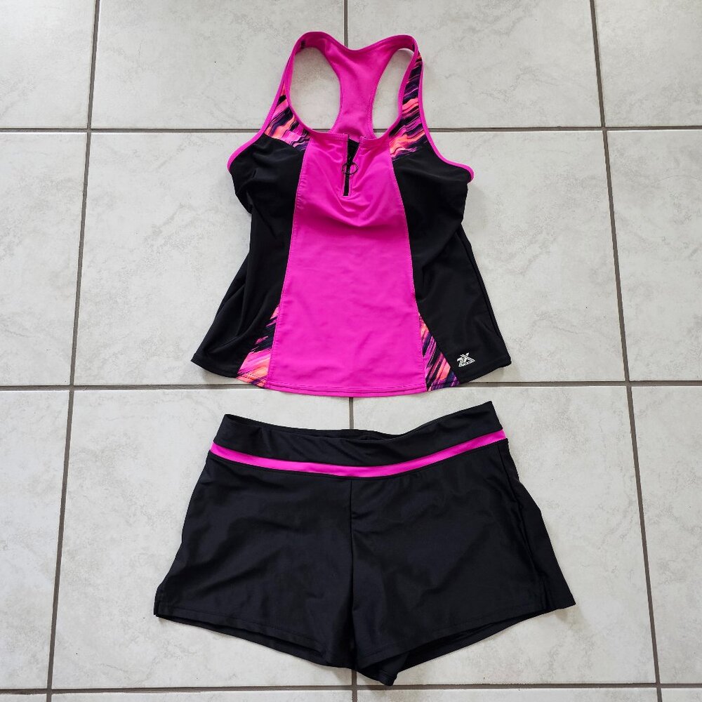 BRAND NEW Size L ZeroXposur Women’s 2-Piece Scuba Tankini Set